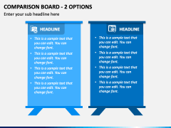 Comparison Board - 2 Options PPT Slide 2