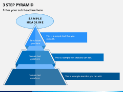 3 Step Pyramid PPT Slide 1