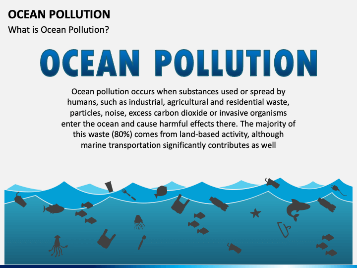 Ocean Pollution PowerPoint Template and Google Slides Theme