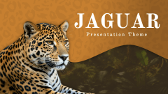 Jaguar Presentation Theme PPT Slide 1