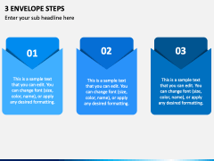 3 Envelope Steps PPT Slide 2