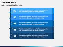 Five Step Plan PPT Slide 1