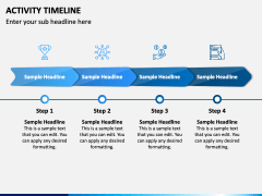 Activity Timeline PPT Slide 1