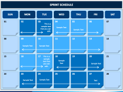 Sprint Schedule PowerPoint and Google Slides Template - PPT Slides