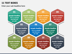 11 Text Boxes PPT Slide 2