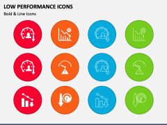 Low Performance Icons PowerPoint Template and Google Slides Theme