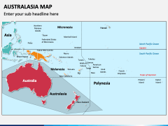 Australasia Map PPT Slide 2