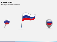 Russia Flag PPT Slide 1