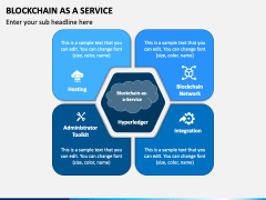 Blockchain as a Service PowerPoint and Google Slides Template - PPT Slides