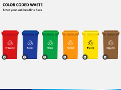 Color Coded Waste PPT Slide 1