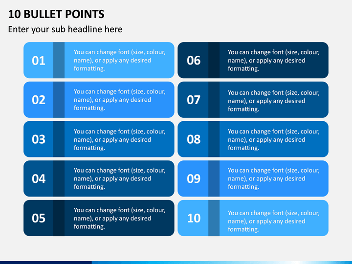 How To Continue Bullet Points In Powerpoint