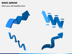 Wave Arrow PPT Slide 2