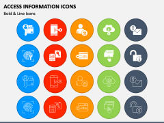Access Information Icons PPT Slide 1