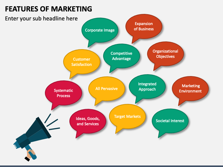 Features of Marketing PPT Slide 1