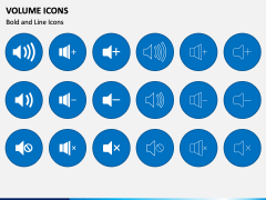 Volume Icons PPT Slide 1