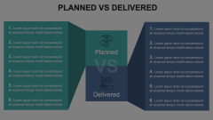 Planned Vs Delivered Animated Presentation - SketchBubble