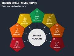 Broken Circle - Seven Points PPT Slide 1