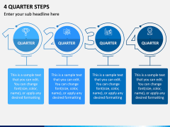 4 Quarter Steps PPT Slide 1