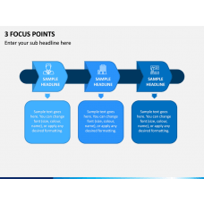 3 Focus Points PPT Slide 1
