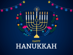 Free - Hanukkah PowerPoint Template and Google Slides Theme