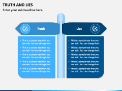 Truth and Lies PowerPoint and Google Slides Template - PPT Slides