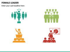 Female Leader PowerPoint And Google Slides Template - PPT Slides