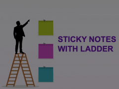 Sticky Notes with Ladder Animated Presentation - SketchBubble