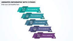 Animated Infographic with 5 Stages PPT Slide 1
