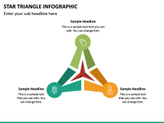Star Triangle Infographic PPT Slide 2