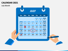Calendar 2021 Type 1 PPT Slide 7