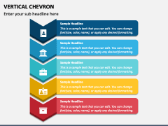 Vertical Chevron PPT Slide 1