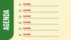 Red Yellow Green Presentation Theme PPT Slide 2