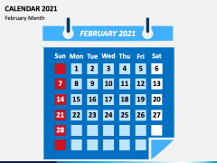Calendar 2021 Type 2 PPT Slide 2