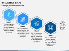 4 Sequence Steps PowerPoint Presentation Slides - PPT Template