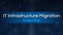 IT Infrastructure Migration Project Plan PPT Slide 1