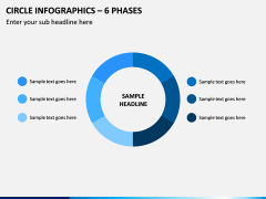 Circle Infographics – 6 Phases PPT Slide 1