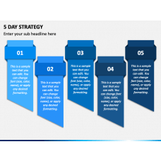 5 Days Plan PowerPoint Template - PPT Slides