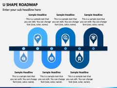 U Shape Roadmap PowerPoint and Google Slides Template - PPT Slides