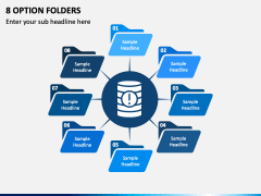 8 Option Folders PPT Slide 1