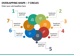Overlapping Shape – 7 Circles PPT Slide 2