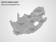 South Africa Map PPT Slide 2