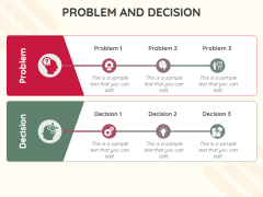 Problem and Decision PowerPoint and Google Slides Template - PPT Slides