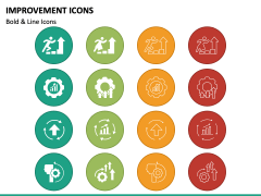 Improvement Icons for PowerPoint and Google Slides - PPT Slides