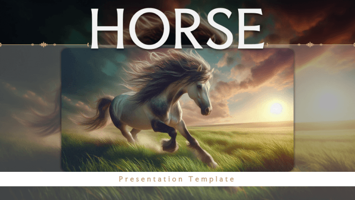 Horse Presentation PPT Slide 1