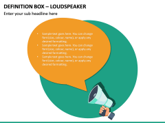 Definition Box - Loudspeaker PPT Slide 2