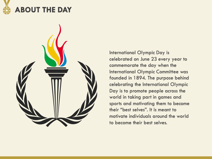 Free International Olympic Day PowerPoint Template and Google Slides