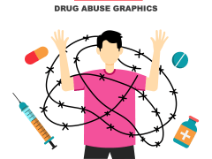 Free - Drug Abuse Graphics for PowerPoint and Google Slides - PPT Slides