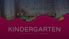 Kindergarten Theme Animated Presentation - SketchBubble