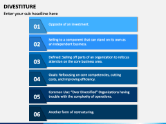 Divestiture PPT Slide 6