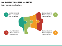 Loudspeaker Puzzle – 4 Pieces PPT Slide 2